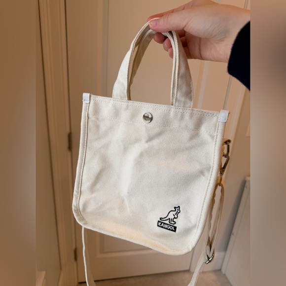 Kangol Handbags - Kangol Off-White Canvas Tote